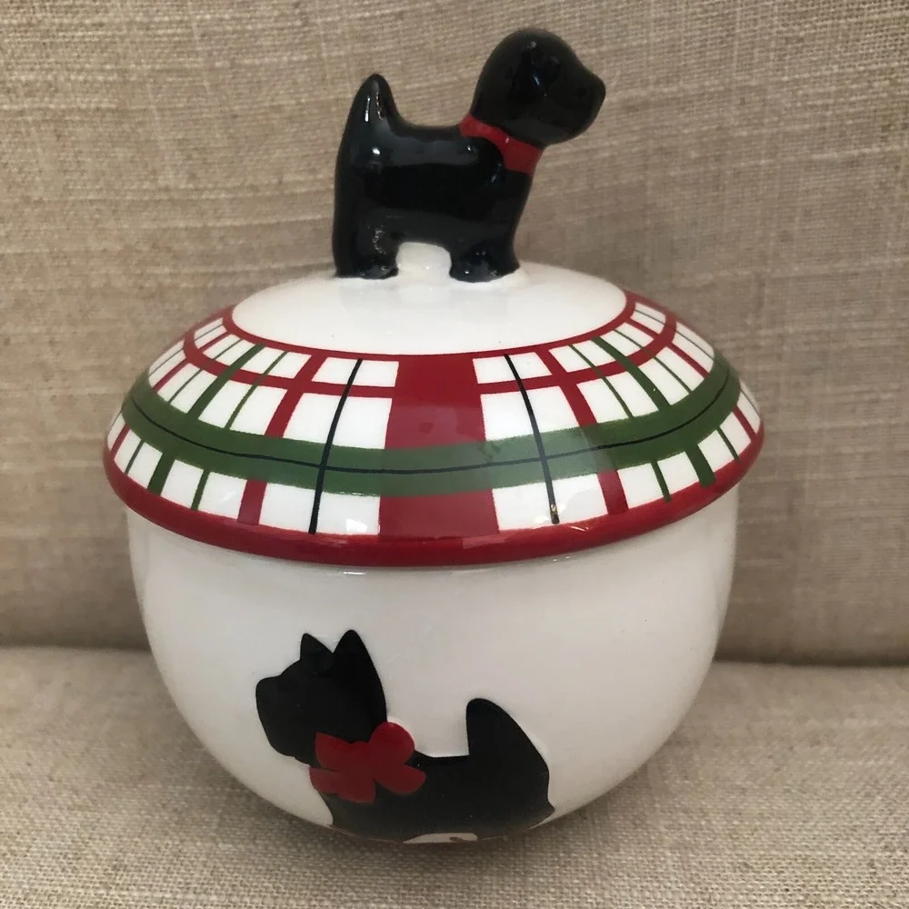 Global Design Connections Schnauzer Salt/Pepper Shakers Butter/Sugar Container